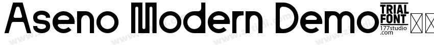 Aseno Modern Demo字体转换